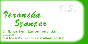 veronika szanter business card